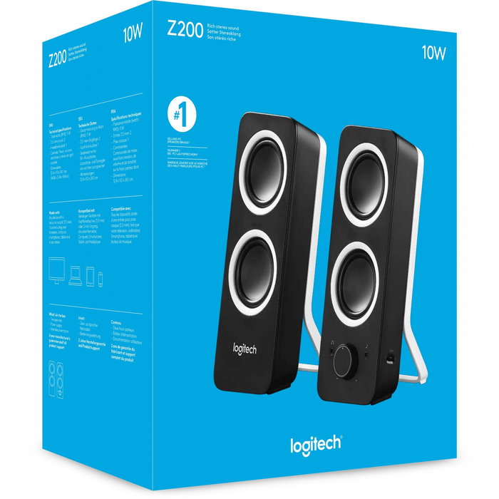 Altavoces PC Logitech Z200 2.0 10W