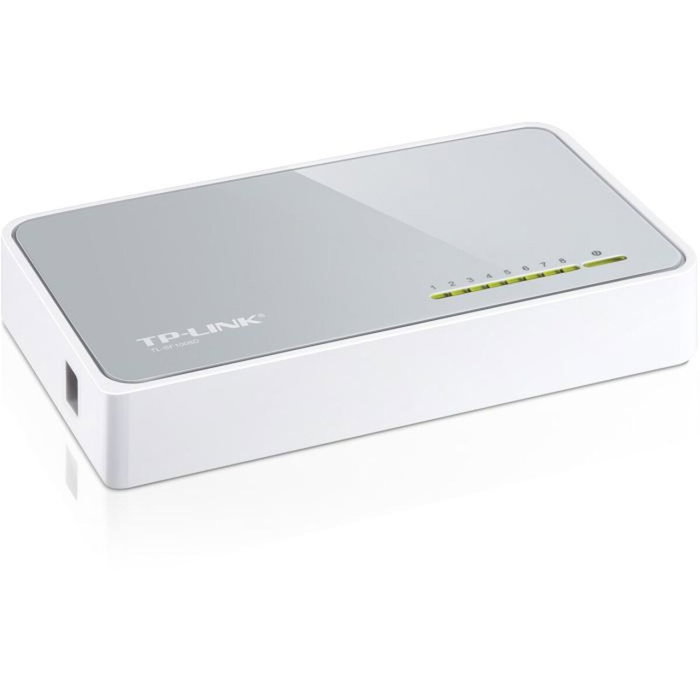 TP-Link TL-SF1008D Switch de 8 puertos Fast Ethernet 10/100 Mbps Blanco TP-Link TL-SF1008D Switch de 8 puertos Fast Ethernet 10/100 Mbps Blanco