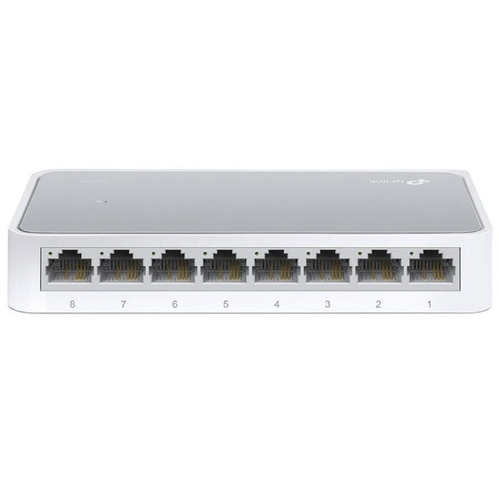 TP-Link TL-SF1008D Switch de 8 puertos Fast Ethernet 10/100 Mbps Blanco TP-Link TL-SF1008D Switch de 8 puertos Fast Ethernet 10/100 Mbps Blanco
