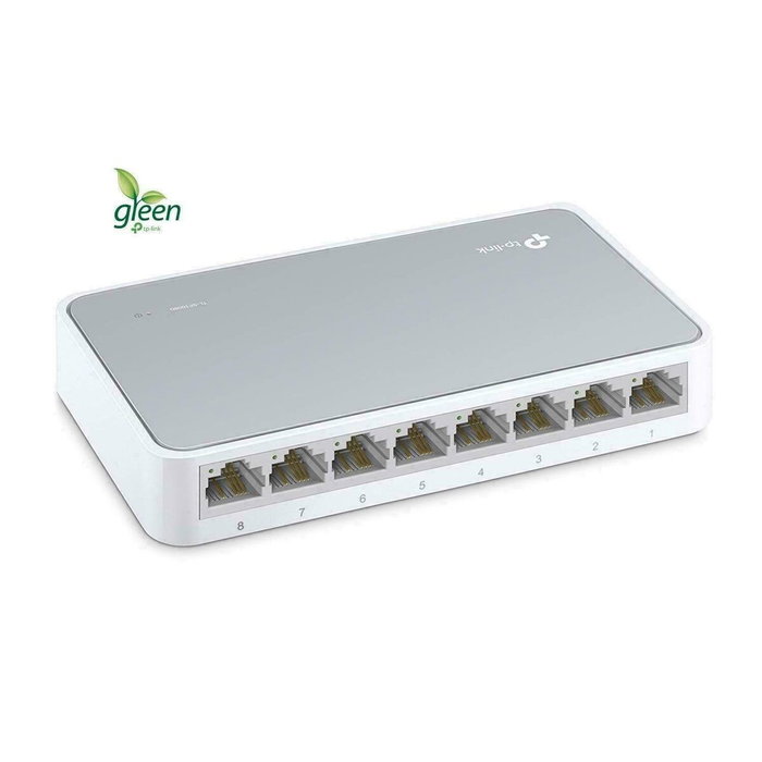 TP-Link TL-SF1008D Switch de 8 puertos Fast Ethernet 10/100 Mbps Blanco TP-Link TL-SF1008D Switch de 8 puertos Fast Ethernet 10/100 Mbps Blanco
