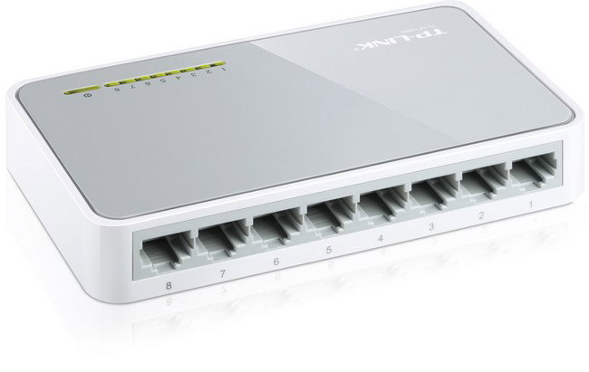 TP-Link TL-SF1008D Switch de 8 puertos Fast Ethernet 10/100 Mbps Blanco TP-Link TL-SF1008D Switch de 8 puertos Fast Ethernet 10/100 Mbps Blanco