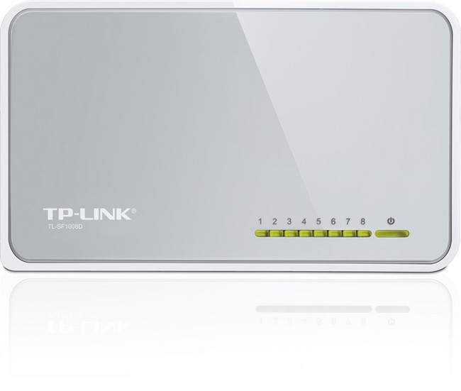 TP-Link TL-SF1008D Switch de 8 puertos Fast Ethernet 10/100 Mbps Blanco TP-Link TL-SF1008D Switch de 8 puertos Fast Ethernet 10/100 Mbps Blanco