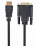Gembird Cable HDMI a DVI-D Macho/Macho 1,8 m Negro