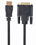 Gembird Cable HDMI a DVI-D Macho/Macho 1,8m Negro