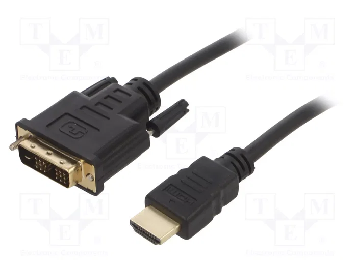 Gembird Cable Adaptador HDMI a DVI-D 1,8m Negro