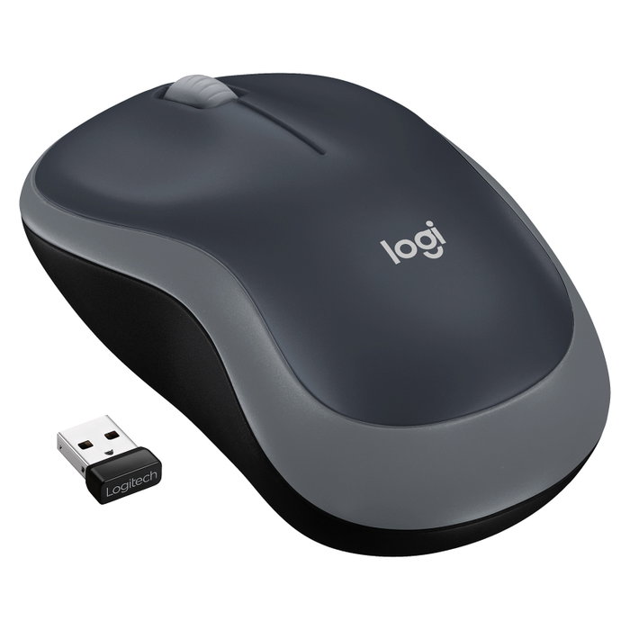 Logitech M185 Ratón Inalámbrico Gris