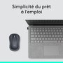 Logitech Ratón Inalámbrico M185, RF Wireless, Pilas Alcalinas, Gris