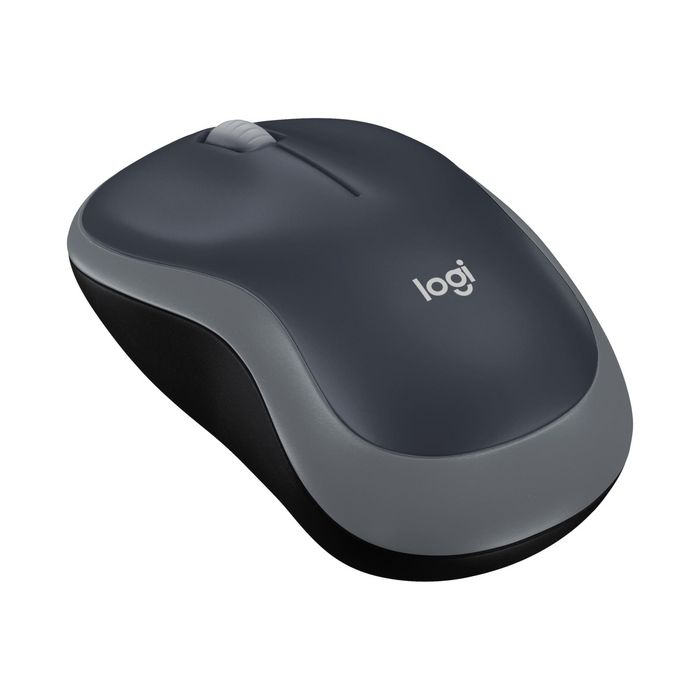 Logitech Ratón Inalámbrico M185, RF Wireless, Pilas Alcalinas, Gris