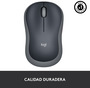 Logitech M185 Ratón Inalámbrico Gris