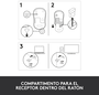 Logitech M185 Ratón Inalámbrico Gris