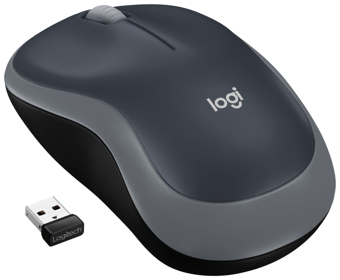 Logitech M185 Ratón Inalámbrico Gris