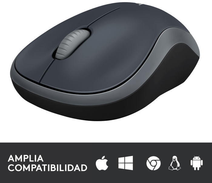 Logitech M185 Ratón Inalámbrico Gris