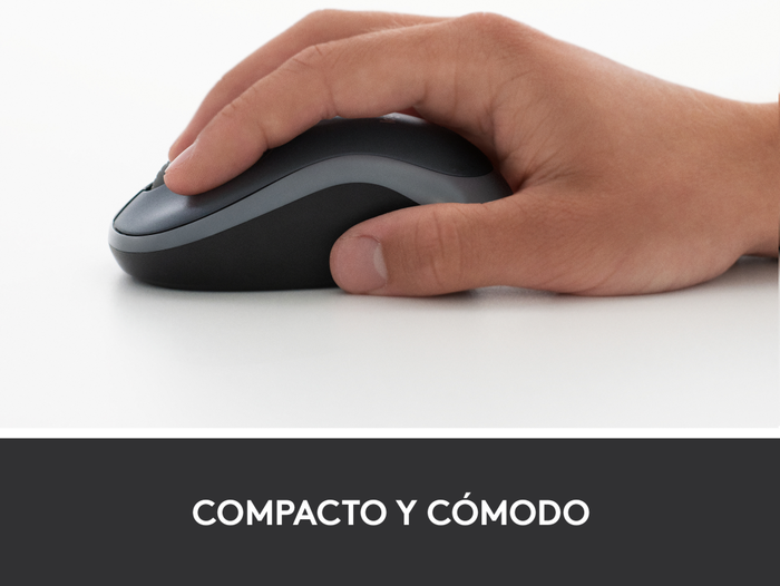 Logitech M185 Ratón Inalámbrico Gris