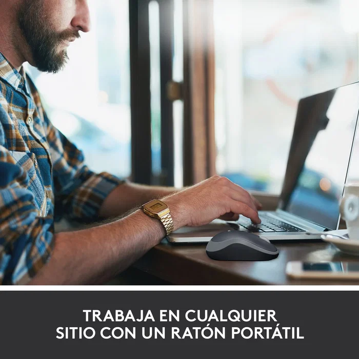 Logitech M185 Ratón Inalámbrico Gris Logitech M185 Ratón Inalámbrico Gris
