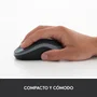 Logitech M185 Ratón Inalámbrico Gris
