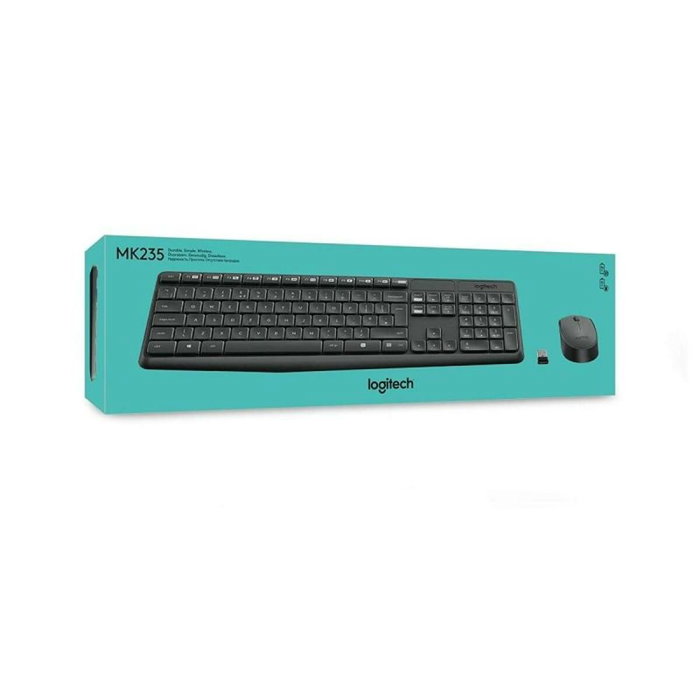 Logitech MK235 Combo de Teclado y Ratón Inalámbrico Gris Logitech MK235 Combo de Teclado y Ratón Inalámbrico Gris