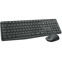 Logitech MK235 Combo de Teclado y Ratón Inalámbrico Gris