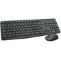 Logitech MK235 Combo de Teclado y Ratón Inalámbrico Gris