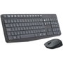 Logitech MK235 Combo de Teclado y Ratón Inalámbrico Gris