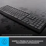 Logitech MK235 Combo de Teclado y Ratón Inalámbrico Gris Español