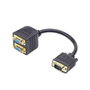 Gembird Cable VGA Duplicador 1 VGA Macho a 2 VGA Hembra Negro 0,2 m