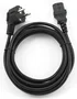 Gembird Cable de alimentación Schuko a C13 3m Negro PC-186-VDE-3M