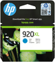 HP 920XL Cartucho de Tinta Original Cian Alta Capacidad