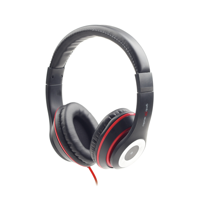 Gembird Los Angeles Auriculares Diadema Estéreo con Micrófono Integrado Alámbricos 3.5 mm Negro - Para Llamadas y Música, Frecuencia 20-20000 Hz