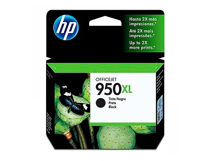 Hp Tinta 950XL Negro CN045AE Cartucho Original Capacidad 2300 Páginas Hp Tinta 950XL Negro CN045AE Cartucho Original Capacidad 2300 Páginas