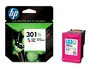 HP Cartucho de tinta 301XL Tricolor de alta capacidad