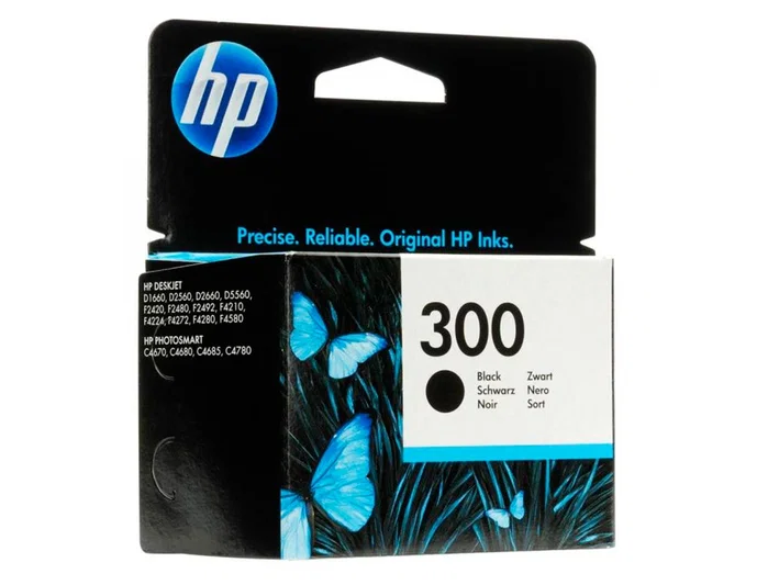 HP Cartucho de Tinta Original 300 Negro (CC640EE) Rendimiento Estándar HP Cartucho de Tinta Original 300 Negro (CC640EE) Rendimiento Estándar