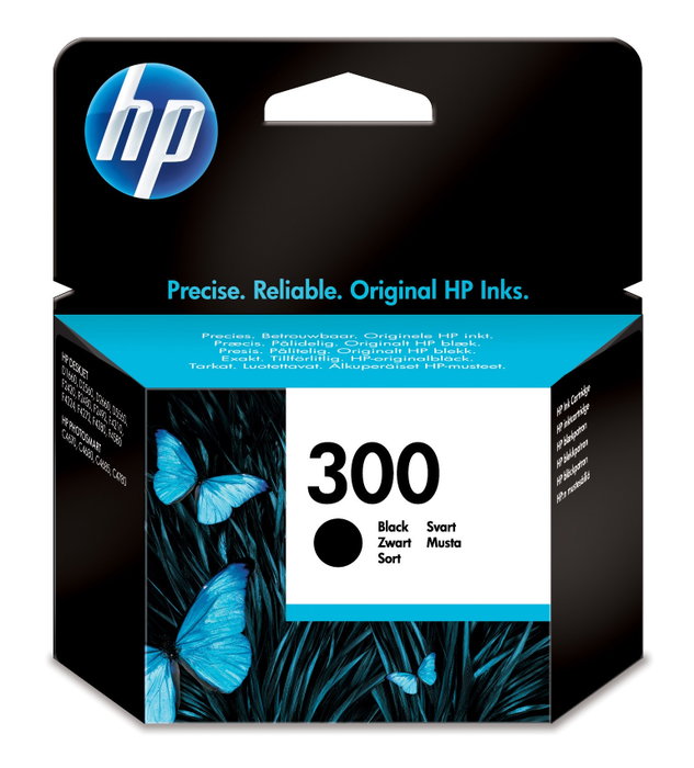 HP Cartucho de Tinta Original 300 Negro (CC640EE) Rendimiento Estándar HP Cartucho de Tinta Original 300 Negro (CC640EE) Rendimiento Estándar