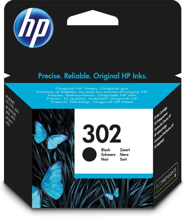 HP Cartucho de Tinta Original 302 Negro, F6U66AE, 3.5 ml de capacidad, 170-190 páginas de rendimiento estándar. (Negro)</html><p>Los cartuchos de tinta Original HP 302 ofrecen la calidad de impresión legendaria de HP, garantizando resultados consistentes y de alta calidad para todos sus documentos. Este cartucho de color negro está diseñado específicamente para trabajar en armonía con su impresora, proporcionando protección contra fraudes y alertas de tinta baja inteligentes para un funcionamiento sin preocupaciones.</p><ul><li>Tipo de tinta: Tinta a base de pigmentos para resultados nítidos.</li><li>Capacidad de tinta: 3,5 ml.</li><li>Rendimiento estimado: Entre 170 y 190 páginas según el uso.</li><li>Tipo de cartucho: Rendimiento estándar.</li><li>Seguridad: Protección contra fraudes y alertas de nivel bajo inteligentes.</li><li>Compatibilidad: Diseñado específicamente para series HP DeskJet, ENVY y OfficeJet.</li></ul><p>Ideal para la impresión de documentos con resultados consistentes y de alta calidad, asegurando una larga duración y resistencia a la decoloración.</p> HP Cartucho de Tinta Original 302 Negro, F6U66AE, 3.5 ml de capacidad, 170-190 páginas de rendimiento estándar. (Negro)</html><p>Los cartuchos de tinta Original HP 302 ofrecen la calidad de impresión legendaria de HP, garantizando resultados consistentes y de alta calidad para todos sus documentos. Este cartucho de color negro está diseñado específicamente para trabajar en armonía con su impresora, proporcionando protección contra fraudes y alertas de tinta baja inteligentes para un funcionamiento sin preocupaciones.</p><ul><li>Tipo de tinta: Tinta a base de pigmentos para resultados nítidos.</li><li>Capacidad de tinta: 3,5 ml.</li><li>Rendimiento estimado: Entre 170 y 190 páginas según el uso.</li><li>Tipo de cartucho: Rendimiento estándar.</li><li>Seguridad: Protección contra fraudes y alertas de nivel bajo inteligentes.</li><li>Compatibilidad: Diseñado específicamente para series HP DeskJet, ENVY y OfficeJet.</li></ul><p>Ideal para la impresión de documentos con resultados consistentes y de alta calidad, asegurando una larga duración y resistencia a la decoloración.</p>