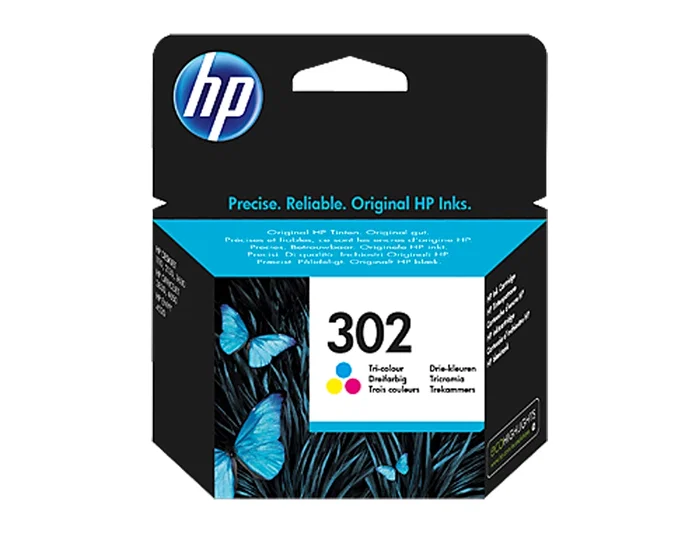 HP Cartucho de Tinta Tricolor 302 (F6U65AE)