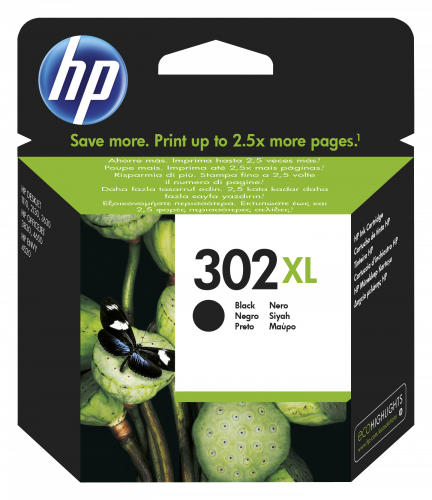 HP Cartucho de Tinta 302XL Negro Original HP Cartucho de Tinta 302XL Negro Original