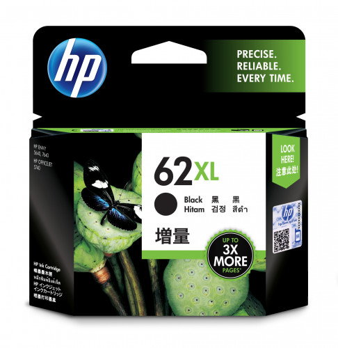 HP 62XL Cartucho de Tinta Negro de Alto Rendimiento (XL) HP 62XL Cartucho de Tinta Negro de Alto Rendimiento (XL)