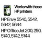 HP 62 Multipack de Tinta Original Negro y Tricolor (N9J71AE)