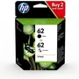 HP 62 Multipack de Tinta Original Negro y Tricolor (N9J71AE)