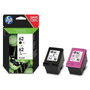 HP 62 Multipack de Tinta Original Negro y Tricolor (N9J71AE)