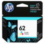 HP Cartucho de tinta original 62 Tricolor (C2P06AE)