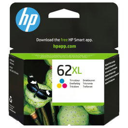 HP 62XL Cartucho de tinta tricolor de alta capacidad original