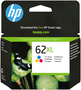 HP 62XL Cartucho de tinta tricolor de alta capacidad original