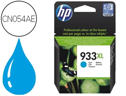 HP 933XL Cartucho de Tinta Original Cian (CN054AE) HP 933XL Cartucho de Tinta Original Cian (CN054AE)