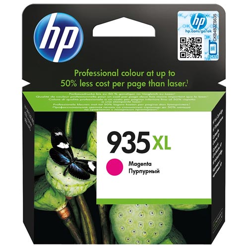 HP Cartucho de tinta original 935XL Magenta de alta capacidad HP Cartucho de tinta original 935XL Magenta de alta capacidad