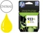 Hp 933XL CN056AE Cartucho Tinta Amarilla Original OfficeJet 6100/6600/6700 Premium Rendimiento 825 Páginas Hp 933XL CN056AE Cartucho Tinta Amarilla Original OfficeJet 6100/6600/6700 Premium Rendimiento 825 Páginas
