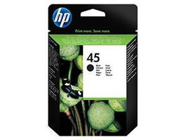 HP Cartucho de tinta Negro Nº45 Alto Rendimiento (XL) 42 ml (51645AE) de Original 930 páginas