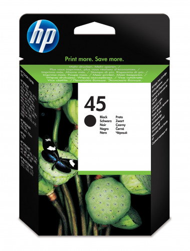 HP Cartucho de Tinta Negro Nº45 51645AE Alto Rendimiento HP Cartucho de Tinta Negro Nº45 51645AE Alto Rendimiento