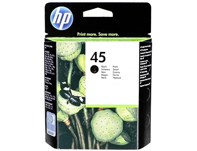 HP Cartucho de Tinta Negro Nº45 51645AE Alto Rendimiento