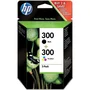 HP Multipack de Cartuchos de Tinta Original 300 CN637EE (Negro y Tricolor) de Rendimiento Estándar