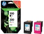 HP Multipack de Cartuchos de Tinta Original 300 CN637EE (Negro y Tricolor) de Rendimiento Estándar